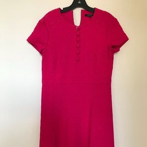 Nanette Lepore Fuschia Jacquard Dress